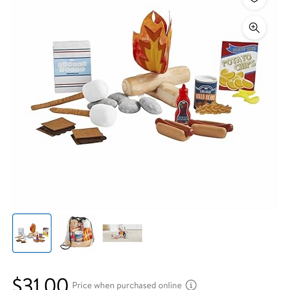 Mud pie toddler camping set